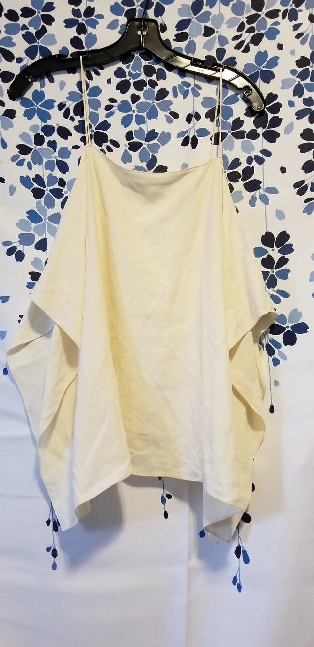 Theory Womens Sz Small Ivory Top Shirt 18H050